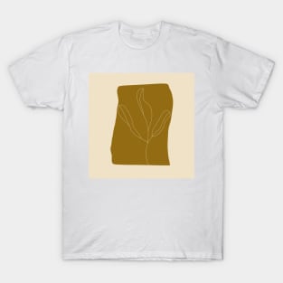 groundet line art T-Shirt